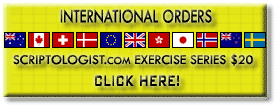 International Orders For The Scriptologist.com Exercise Series: Only $20