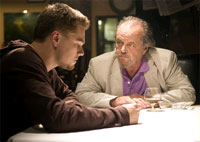 Leonardo DiCaprio and Jack Nicholson in The Departed 
