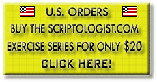 U.S. Orders For The Scriptologist.com Exercise Series: Only $20